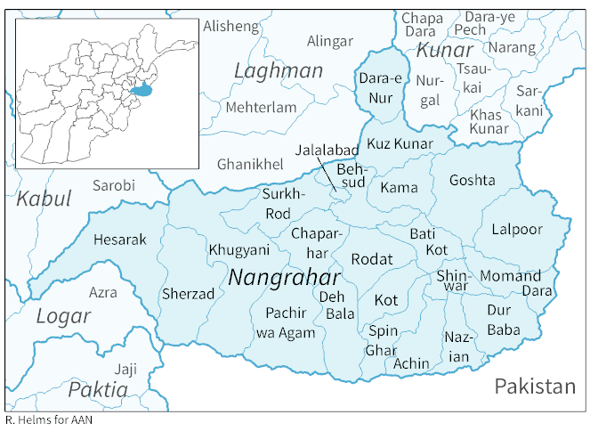 Nangarhar map