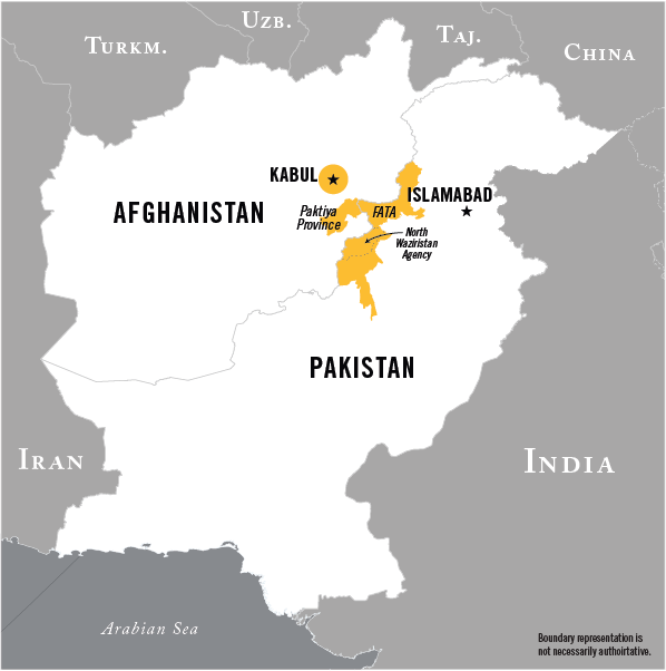 haqqani map
